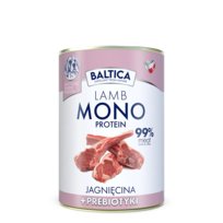 Karma mokra Mono jagnięcina z prebiotykami Baltica 400g
