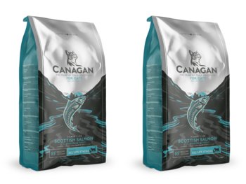 Karma sucha dla kota Canagan bezzbożowa łosoś szkocki 2x 8kg worek - Canagan