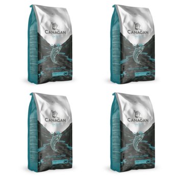 Karma sucha dla kota Canagan bezzbożowa łosoś szkocki 4x 1,5kg worek - Canagan