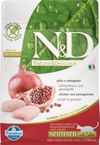 Karma Sucha Dla Kota Farmina N&D Grain Free Cat Neutered Chicken & Pomegranate, 5 Kg