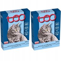 Karma sucha dla kota TEO bogata w rybę bałtycką 400 g x 2 sztuk