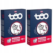 Karma sucha dla kota TEO bogata w wołowinę 400 g x 2 sztuk