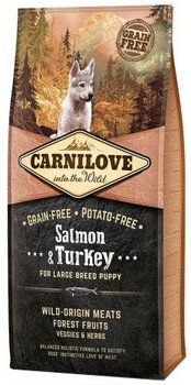 Karma sucha dla psa CARNILOVE Salmon&Turkey For Large Breed Puppy, 1,5 kg - Carnilove