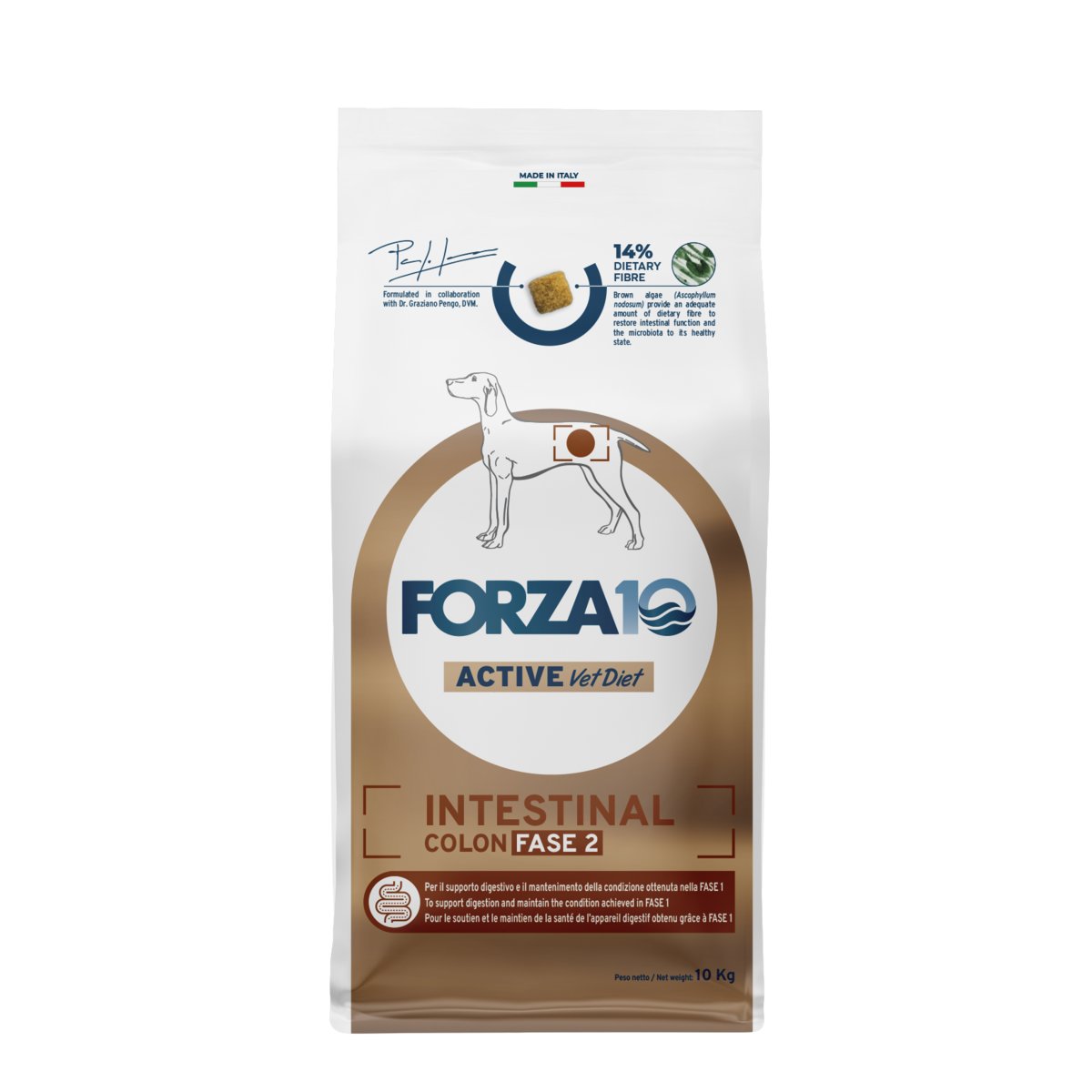 Forza10 Karma sucha dla psa FORZA10 Intestinal Colon Fase 2, 10 kg.