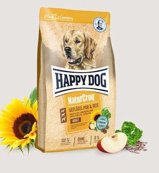 Karma sucha dla psa HAPPY DOG NaturCroq Pur Geflugel & Reis, 4 kg - Happy Dog