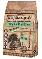 Karma sucha dla psa WIEJSKA ZAGRODA, Indyk Królik, 2 kg Wiejska Zagroda