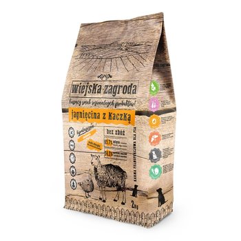 Karma sucha dla psa WIEJSKA ZAGRODA, jagnięcina z kaczką, 2 kg - Wiejska Zagroda