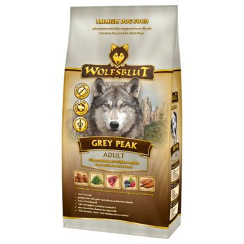 Karma sucha dla psa WOLFSBLUT Grey Peak, 2 kg - Wolfsblut