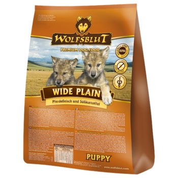 Karma sucha dla psa WOLFSBLUT Wide Plain Puppy, 2 kg - Wolfsblut