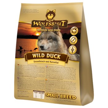 Karma sucha dla psa WOLFSBLUT Wild Duck Small Breed, 2 kg - Wolfsblut