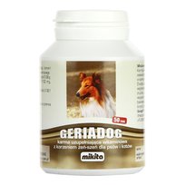 Karma uzupełniająca witaminowa z korzeniem żeń-szeń dla psów i kotów MIKITA Geriadog, 50 szt. .