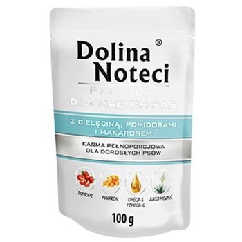 Karma z cielęciną, pomidorami i makaronem DOLINA NOTECI Premium, 100 g - Dolina Noteci