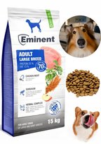 Karma z kurczakiem Eminent Large Breed duże dorosłe psy bez glutenu 15kg XL