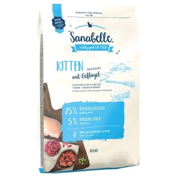 Karma z kurczakiem SANABELLE Kitten, 10 kg - Sanabelle