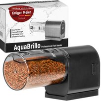 Karmnik Automatyczny Do Akwarium, Kruger Meier Aquabrillo 90, 3 Tryby, Funkcja Ręcznego Karmienia, Regulacja, Zasilanie Akumulatorowe, 90Ml Kruger Meier
