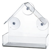 Karmnik przezroczysty na szybę, 225 ml/15 × 15 × 6 cm Trixie