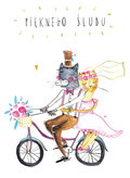 Karnet B6 HS, Ślub, Koty na rowerze - Henry