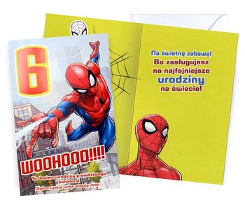 Karnet DHS-008 Urodziny 6 (Spider-Man) - Kukartka