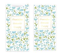 Karnet, Komunia, niezapominajki