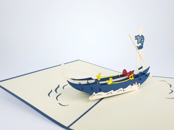 Karnet na każdą okazję 3D, Niebieska gondola - GrandGift