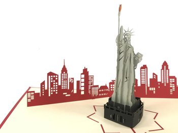 Karnet na każdą okazję 3D, Statua Wolności - GrandGift