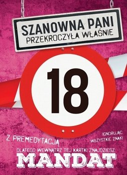 Karnet okolicznościowy, 18-te urodziny, J 18 - yeku