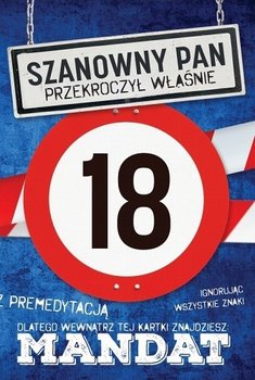 Karnet okolicznościowy, 18-te urodziny, J 21 - yeku