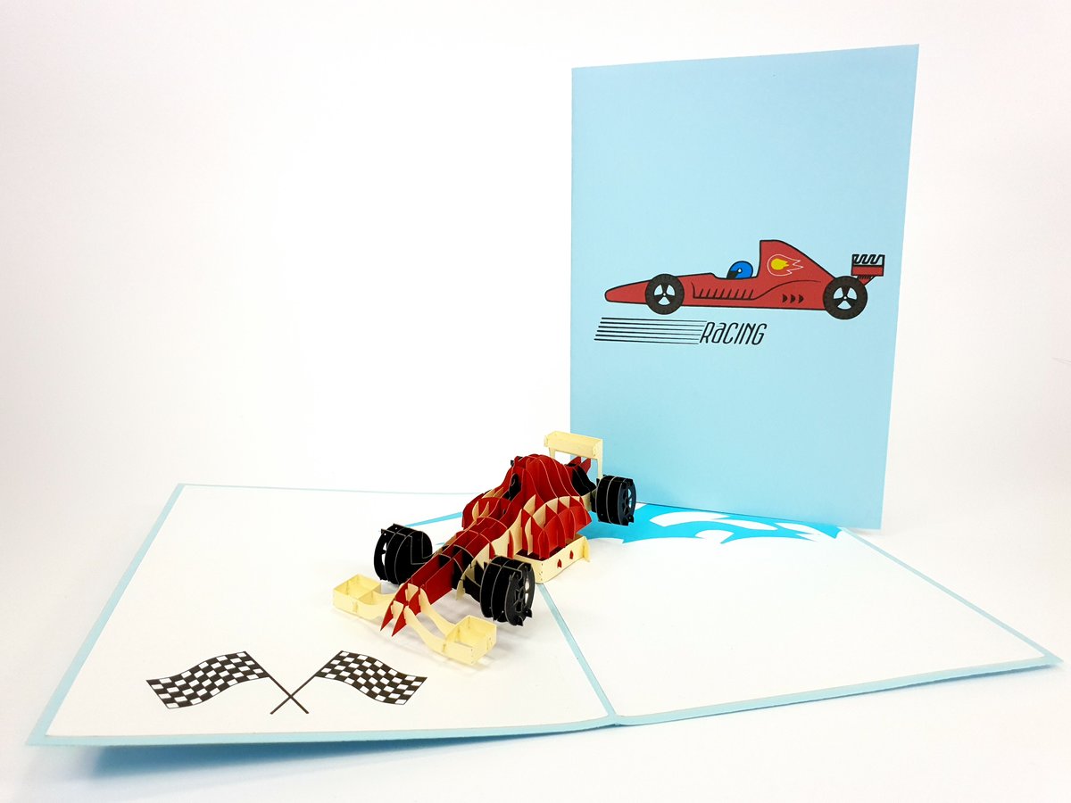 Formula 1 Pop Up Card