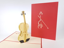 Karnet okolicznościowy 3D, Skrzypce muzyczne GrandGift