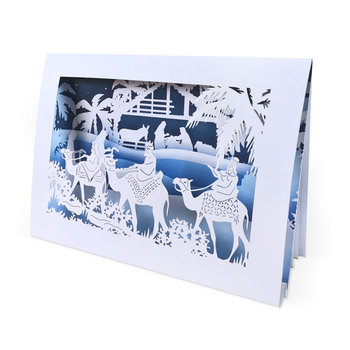 Karnet okolicznościowy 3D - święta, szopka - Forum Design Cards