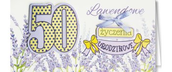Karnet okolicznościowy, 50 urodziny, EZ 154 - ENZO