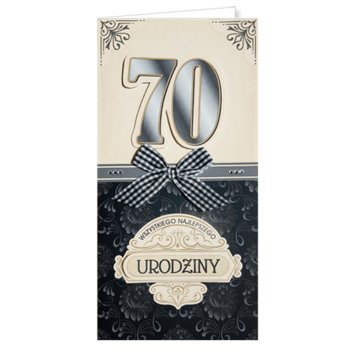 Karnet okolicznościowy, 70 urodziny, EZ 167 - ENZO