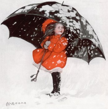 Karnet okolicznościowy, Boże Narodzenie, Under My Umbrella