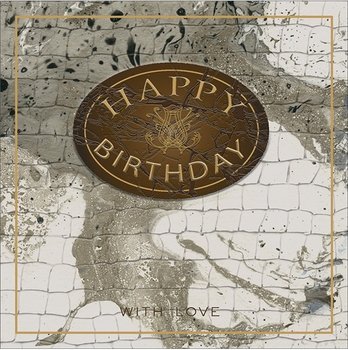 Karnet okolicznościowy, Happy Birthday with love