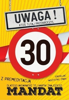 Karnet okolicznościowy na 30-te urodziny, J 20 - yeku