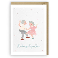 Karnet okolicznościowy na Dzień Babci i Dziadka, A6, kochanym Dziadkom