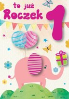 Karnet okolicznościowy na roczek, DK 719 Kukartka
