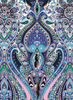 Karnet okolicznościowy, Purple Paisley