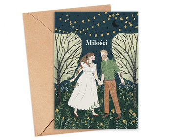 Karnet Okolicznościowy, Ślub / Zarysowane Studio - Zarysowane studio