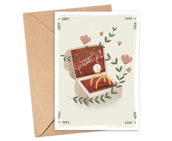 Karnet Okolicznościowy, Ślub / Zarysowane Studio - Zarysowane studio