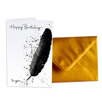 Karnet okolicznościowy, Urodziny, Happy Birthday