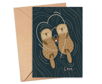 Karnet Okolicznościowy, Walentynki / Zarysowane Studio - Zarysowane studio