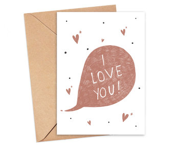 Karnet Okolicznościowy, Walentynki / Zarysowane Studio - Zarysowane studio