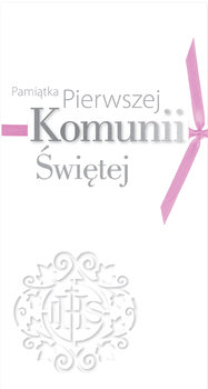 Karnet PM-073 Komunia (różowy) - Kukartka