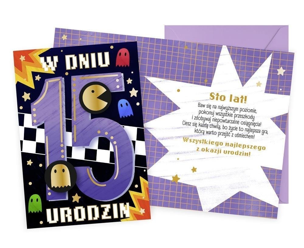 Karnet Urodziny 15 - Inna marka | Sklep EMPIK.COM