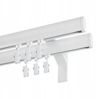 Karnisz apartamentowy szyna podwójna 200 cm