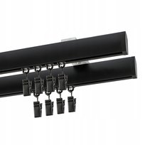 Karnisz apartamentowy szyna podwójna 340 cm