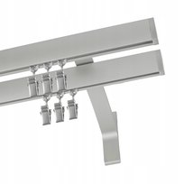 Karnisz apartamentowy szyna podwójna 380 cm