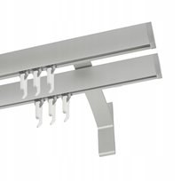 Karnisz apartamentowy szyna podwójna 400 cm