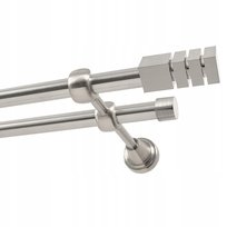 Karnisz metalowy podwójny 19 mm 320 cm bez kółek